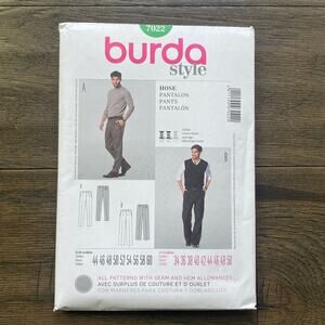 BURDA PATTERN 7022 Men’s Pants Size 34 - 50
